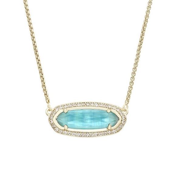 KENDRA SCOTT Annika in London Blue and gold EUC - Picture 2 of 7